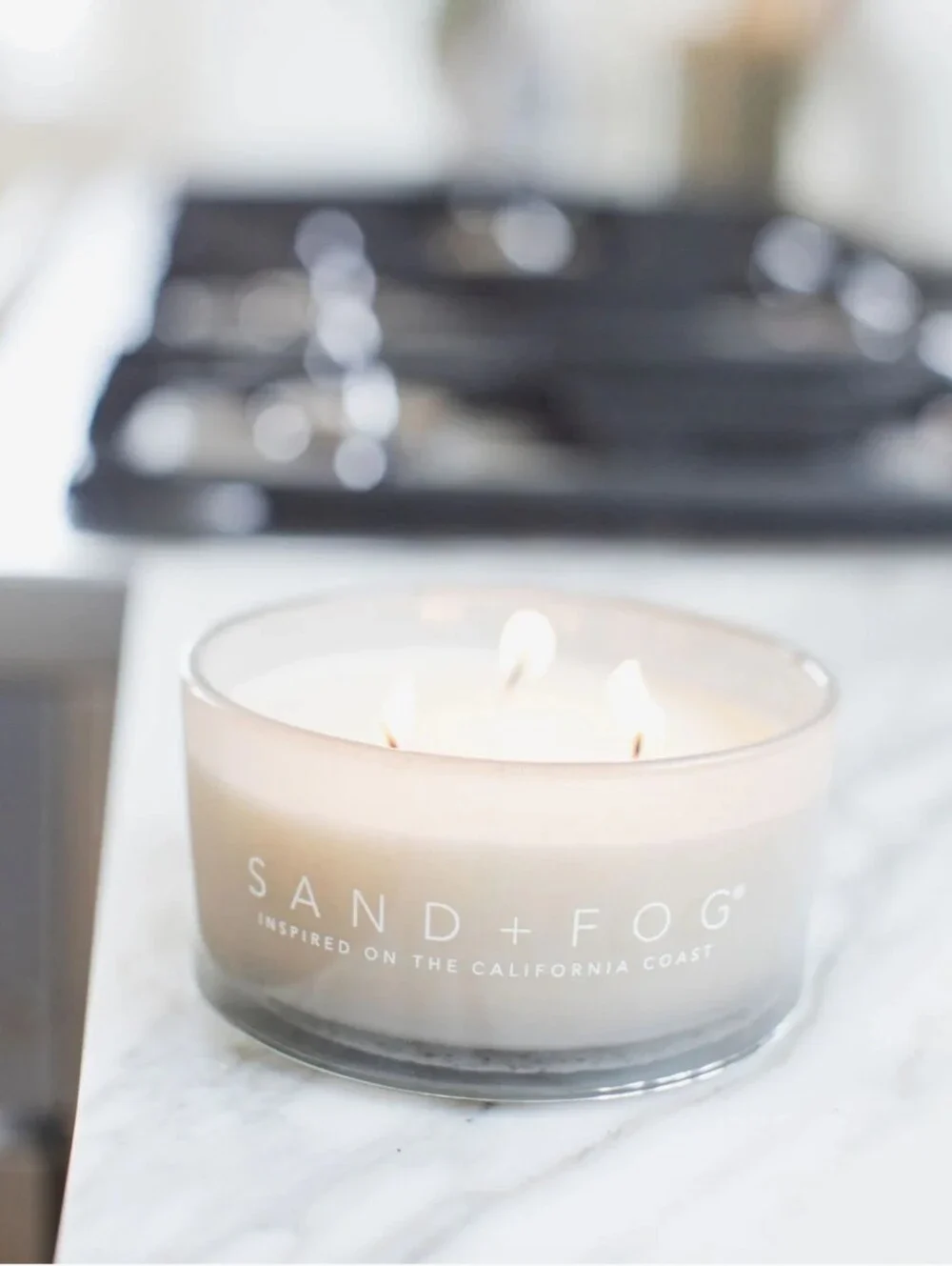 Sand + Fog Vanilla Oud 10 oz scented 2-Wick candle